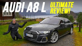 The ultimate Audi A8 driving REVIEW! 2022 A8 L 4.0 V8 Facelift  better than SClass and 7Series?