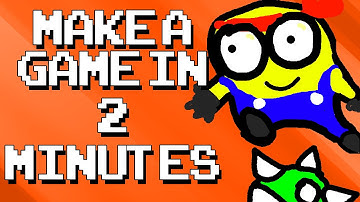 MAKE A GAME IN 2 MINUTES - in a game maker CLICKTEAM FUSION 2.5