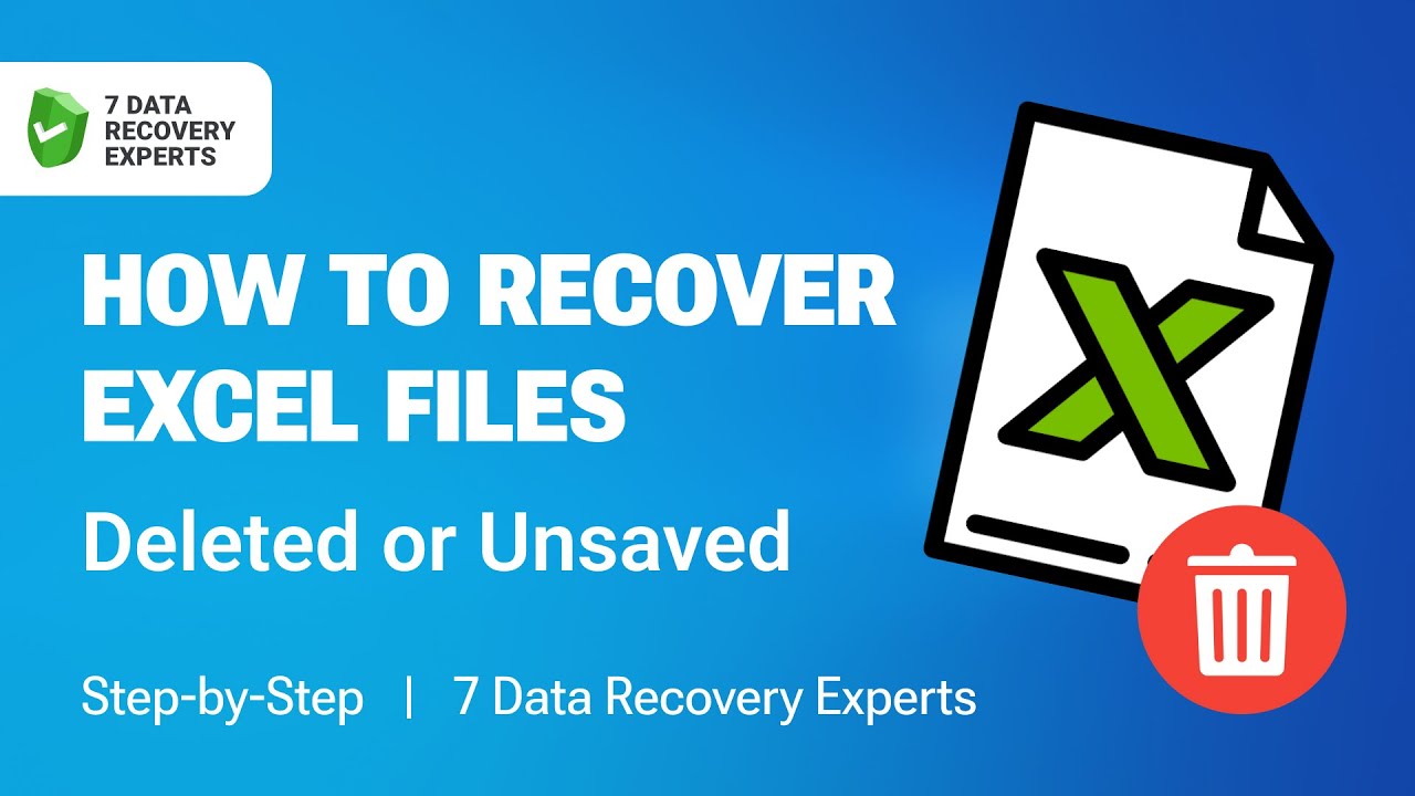 ⚡ How to Recover a Deleted Excel File – Quick & Easy Methods! - YouTube
