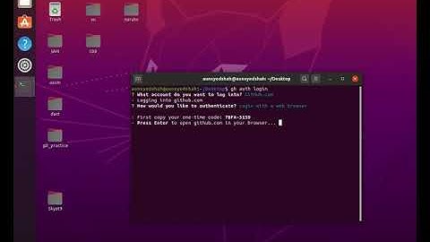 Login to GitHub using GitHub CLI | GitHub CLI | Aun Syed Shah