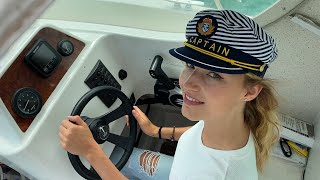 "Man overboard!": Top model Manuela Frey at the boat exam