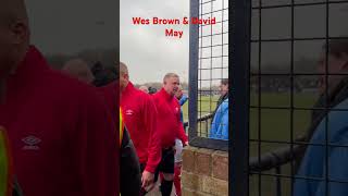 Wes Brown & David May #wesbrown #davidmay #manchesterunited #manutd #mufc #awaydays