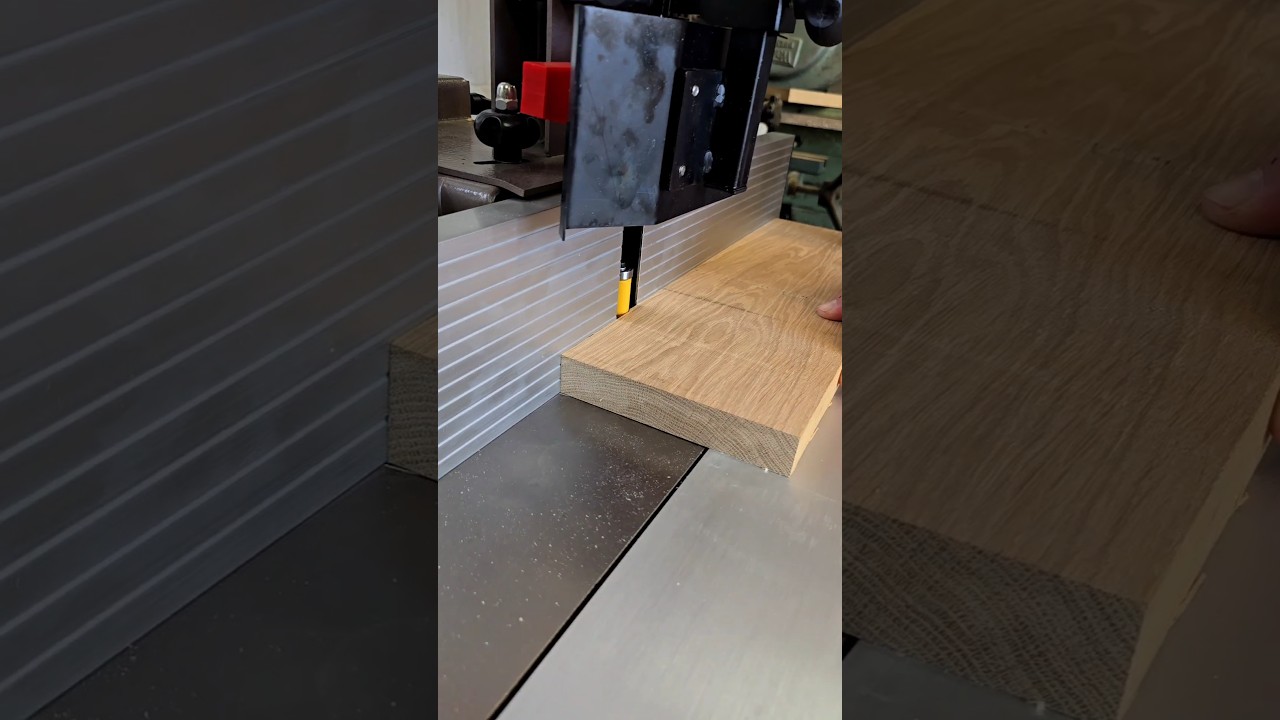 How tight is that Joint 🤩 Spindle moulder jointer... 