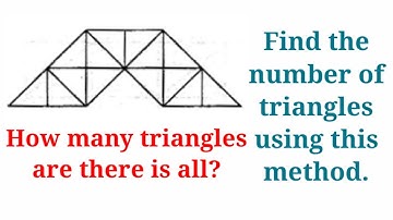 How many triangles are there in the given figure?