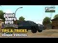 GTA San Andreas - Tips & Tricks - Unique Vehicles