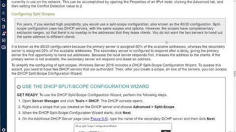70-741 Lesson 5 Managing and Maintaining DHCP