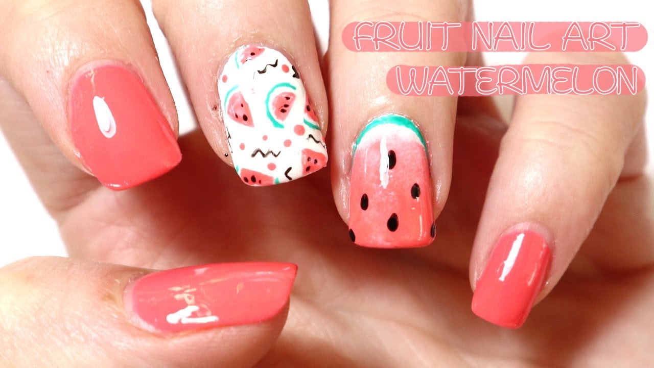 Fruit Nail Art: Ombre Watermelon
