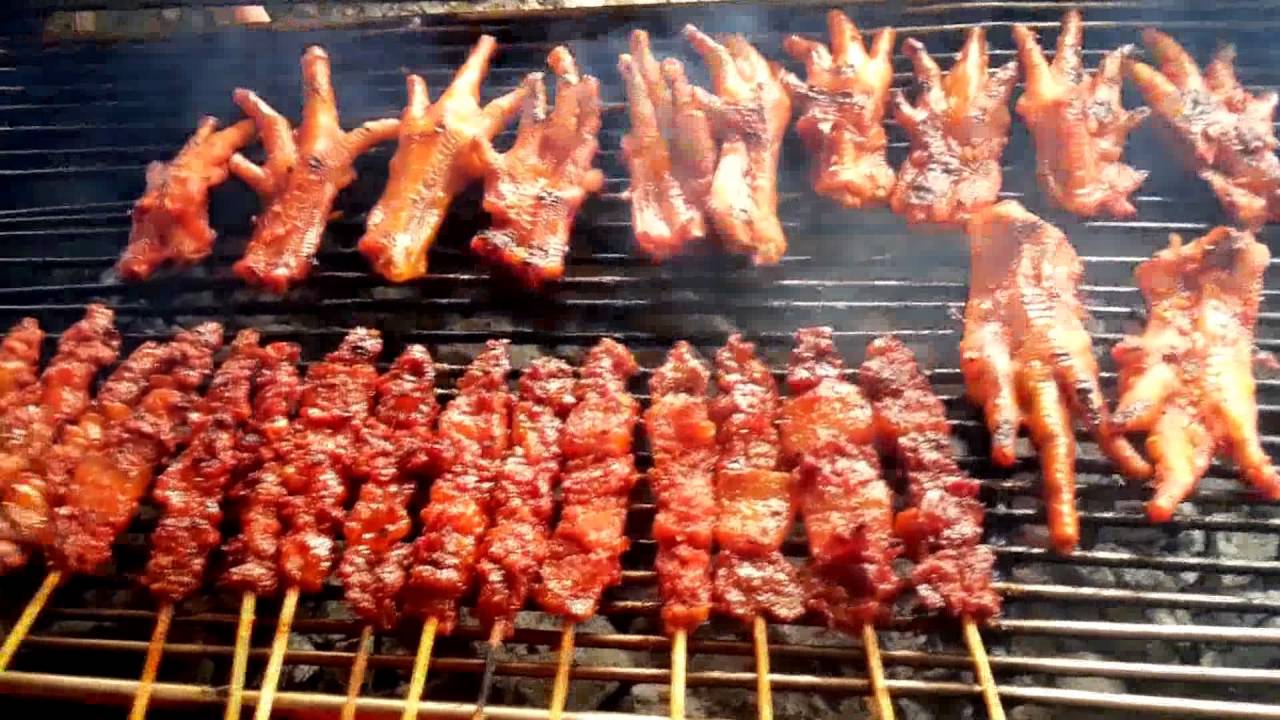 Asian Street Food Street Grilled Beef Skewer Youtube Youtube