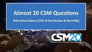 Almost 20 CSM Questions by Kshal Aideron