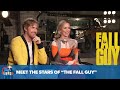 Take a look mark talks with the stars of the fall guy