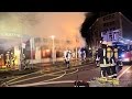 [BEKLEIDUNGSGESCHÄFT IM VOLLBRAND] - Brandausbreitung bei Nachlöscharbeiten ~ Feuerwehr Düsseldorf