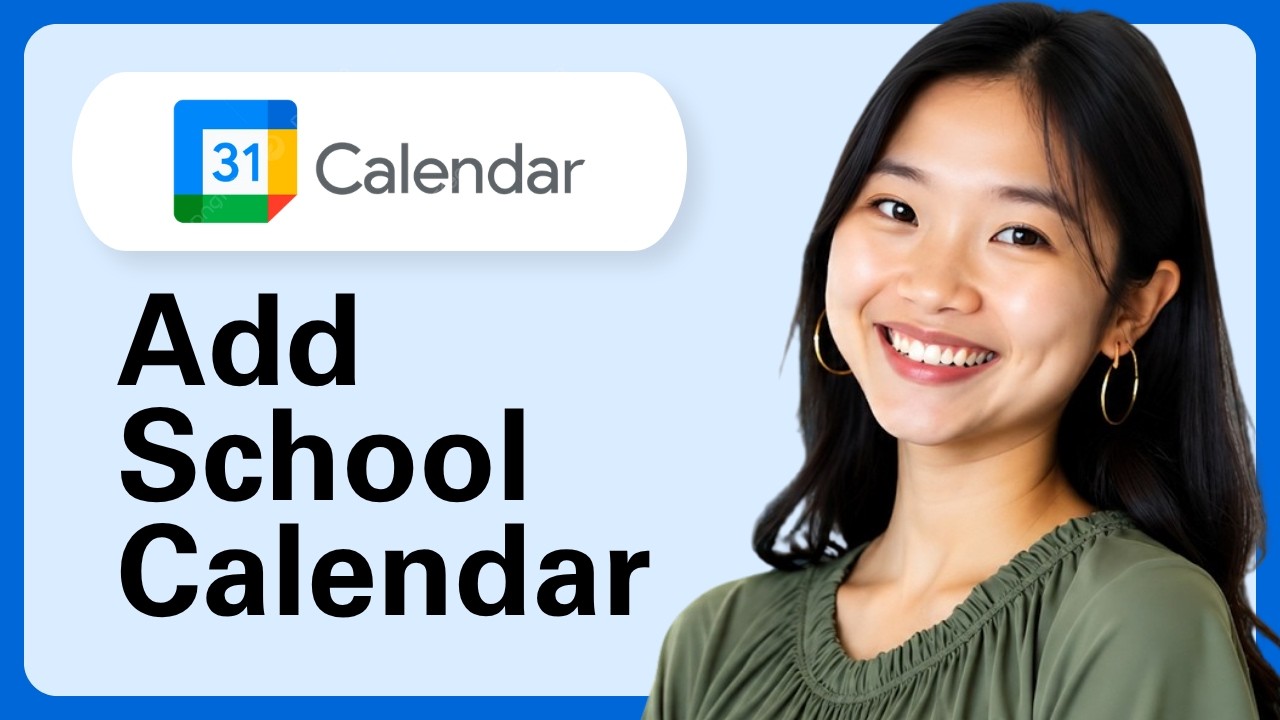 How To Add A School Calendar To Your Google Calendar? - YouTube