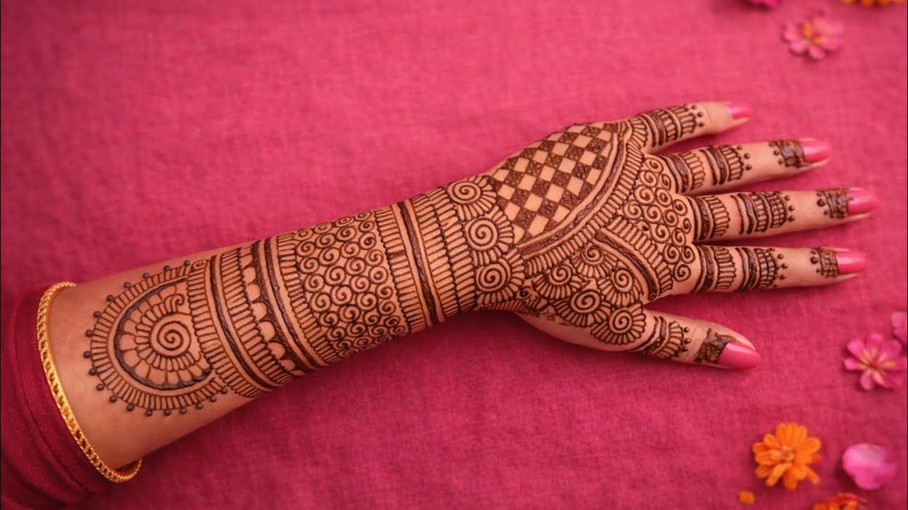 Bridal mehandi design | mehadi ka design |   mehndi design front 