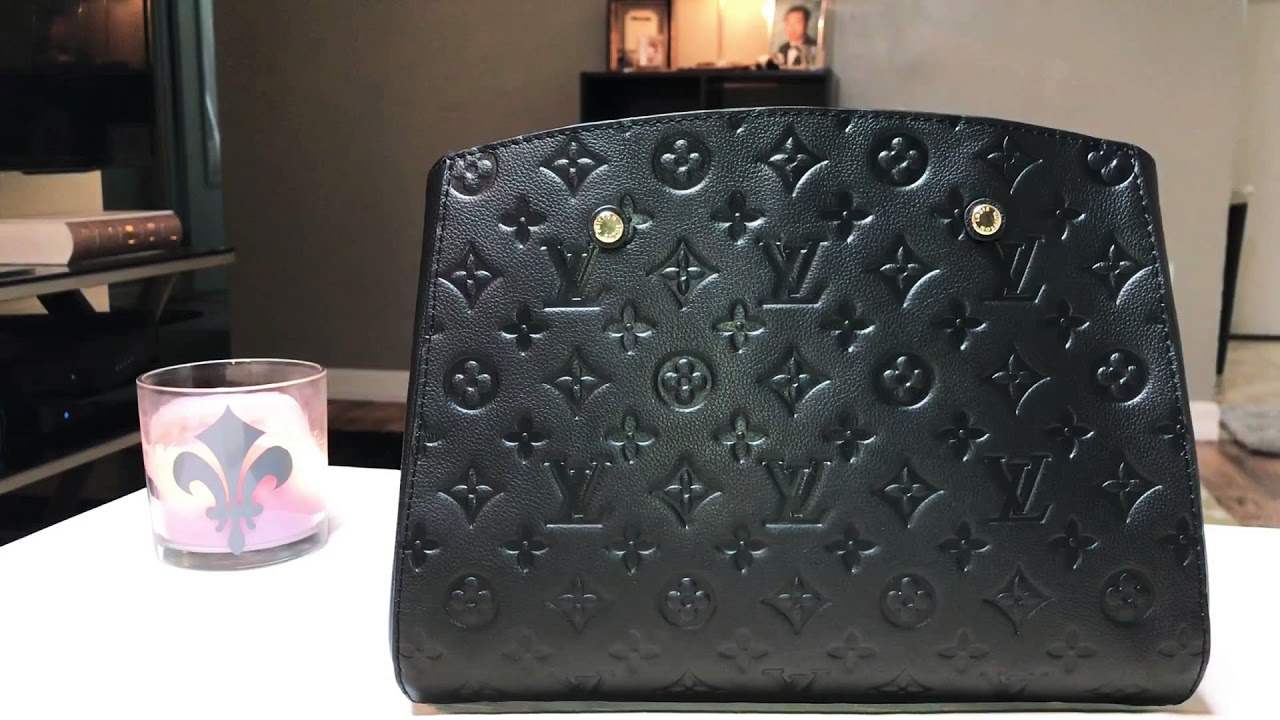 Reviewing the Louis Vuitton Montaigne MM Empreinte Noir