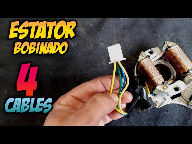 rodar un poco auge Mi moto NO ENCIENDE estator 4 cables / SOLUCIÓN 110cc, 125,200 - YouTube