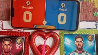 RONALDO vs MESSI THE SPINNER DECIDES WHO SCORES LIVE