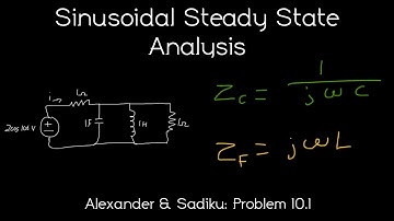 Impedance - Fundamentals of Electric Circuits - Problem 10.1
