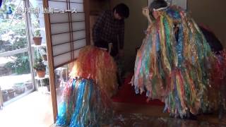 鬼に子ども大泣き「なまはげ」