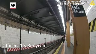 NYPD rescues woman from subway tracks