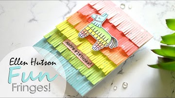 How to Make a Fun PARTY Fringe Pinata Card!