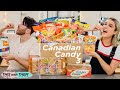 British People Trying Canadian Snacks - This With Them