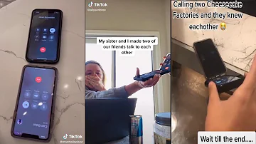 Calling two people at the same time and see they talk to each other | TikTok