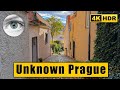 4k Walking Tour of Unknown Prague at Střešovičky &quot;Golden Lane&quot; 🇨🇿 Czech Republic HDR ASMR