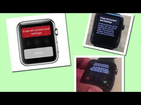 How to Reset Too Many Passcode Attempts Apple Watch Series 4567 8 pair again OS 5.2.1 without iphone