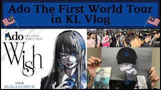 【Malaysia Vlog】|Ado THE FIRST WORLD TOUR Wish in Kuala Lumpur| Adoさんのライブに行ってきた！！！