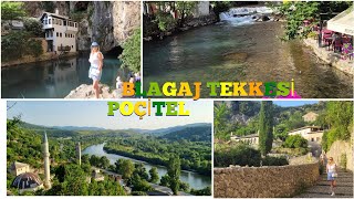 BLAGAJ TEKKESİ...ESKİ BİR TÜRK KÖYÜ POÇİTEL #bosnahersek #balkanlar #blagaj #pocitel #bosna