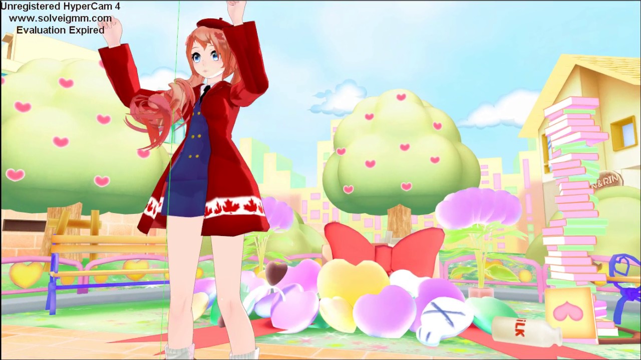 [MMD | Hetalia] Nyo!Canada-Rolling Girl