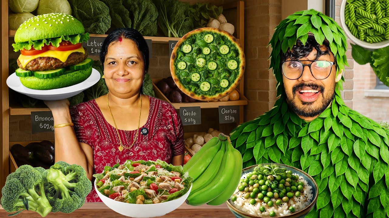 24 HOURS HEALTHY FOOD EATING CHALLENGE 🤩