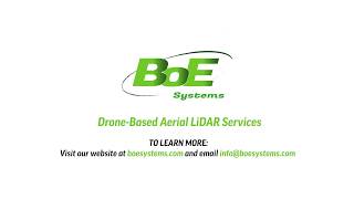 BoE Systems Drone-Based Aerial LiDAR Promotional Video