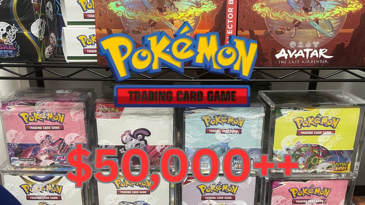 Моя коллекция коллекционных карточных игр Pokémon TCG, в которую я вложил более 50 000 долларов, ...