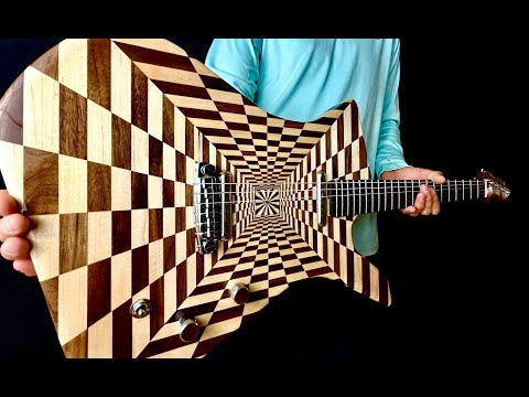 3D Woodworking- Optical Illusion Guitar Build