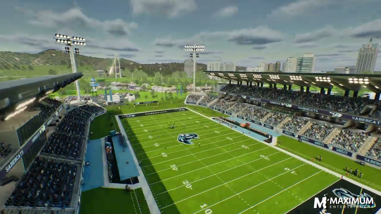 Stadium timelaps in Maximum Football