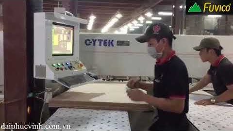 MÁY CẮT VÁN PANEL SAW CNC AG-10FFV FULL OPTION sử dụng Tiếng Việt