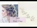 How To Make Hair Vine Bridal Accessory Headband Tiara Crown DIY Simple Tutorial