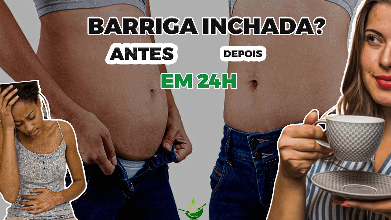 COMO DESINCHAR A BARRIGA EM 24H - RECEITA QUE FUNCIONA - YouTube