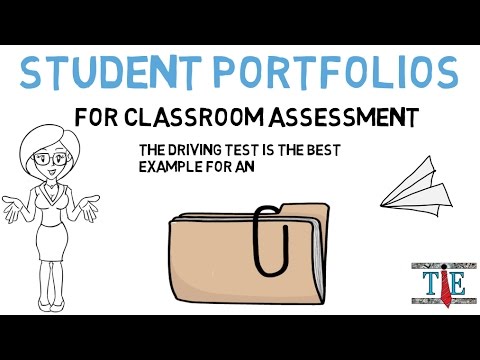 Student Portfolios For Classroom Assessment