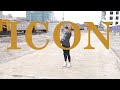 Sky Steward in downtown Tulsa performing ICON by Jaden Smith