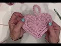 crochet heart round 2 and a bonus