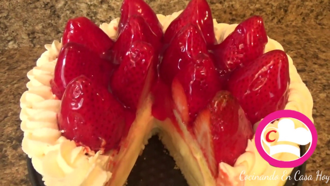 Strawberry Boston Cake🍰 Recipe Hecho en casa COCINANDOENCASAHOY YouTube