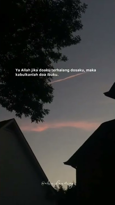Ya allah jika doaku terhalang dosaku, maka kabulkan lah doa ibuku #shorts