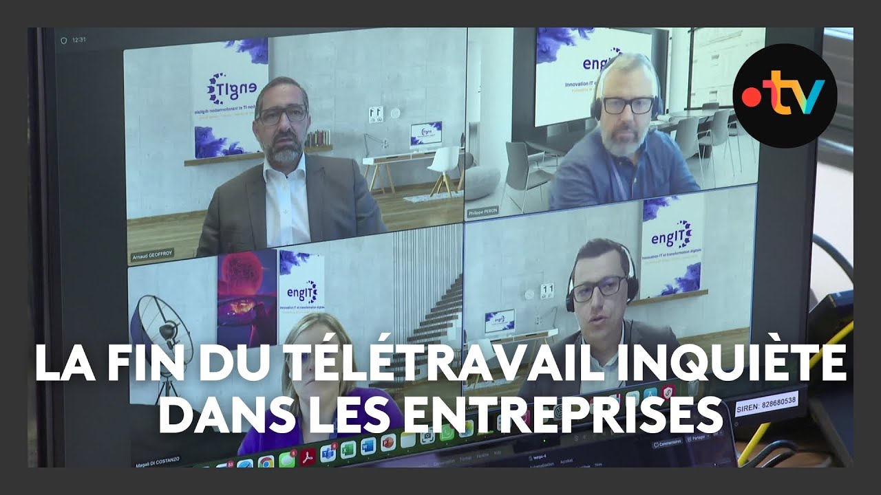 La fin du télétravail inquiète dans les entreprises