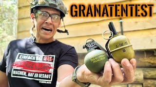 Diese Handgranaten ZERSTÖREN ALLES! Airsoft-Granaten im Extrem-Test | Survival Mattin
