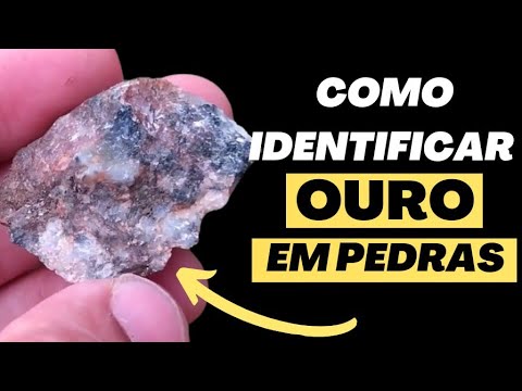 como identificar OURO em pedra