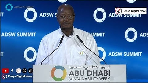 We are tired of the parasitism of some Actors in the World' Museveni's strong lecture at ADSW summit