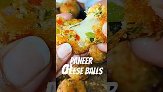 Mouth watering Evening Snacks Recipe l Crispy Paneer Cheese Bites #paneer #cheese #cheeseballs
