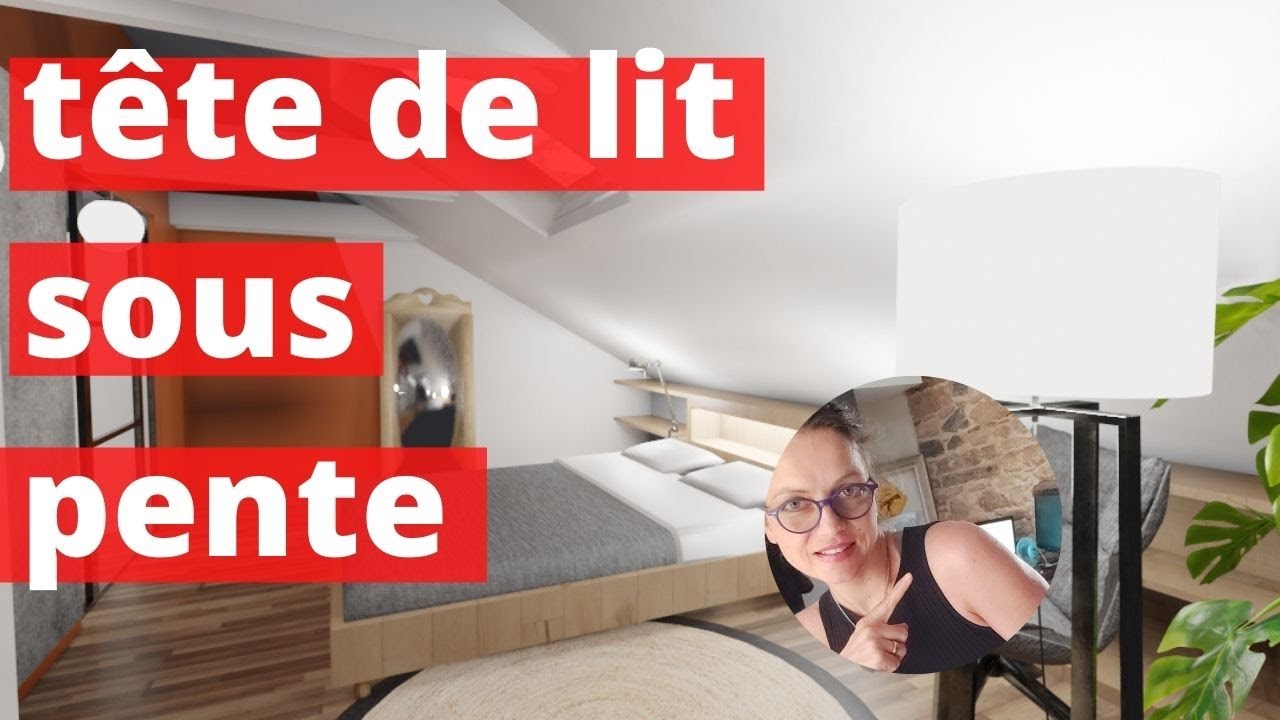 Tête de lit sous pente avec rangement intégré pour une suite parentale — free download